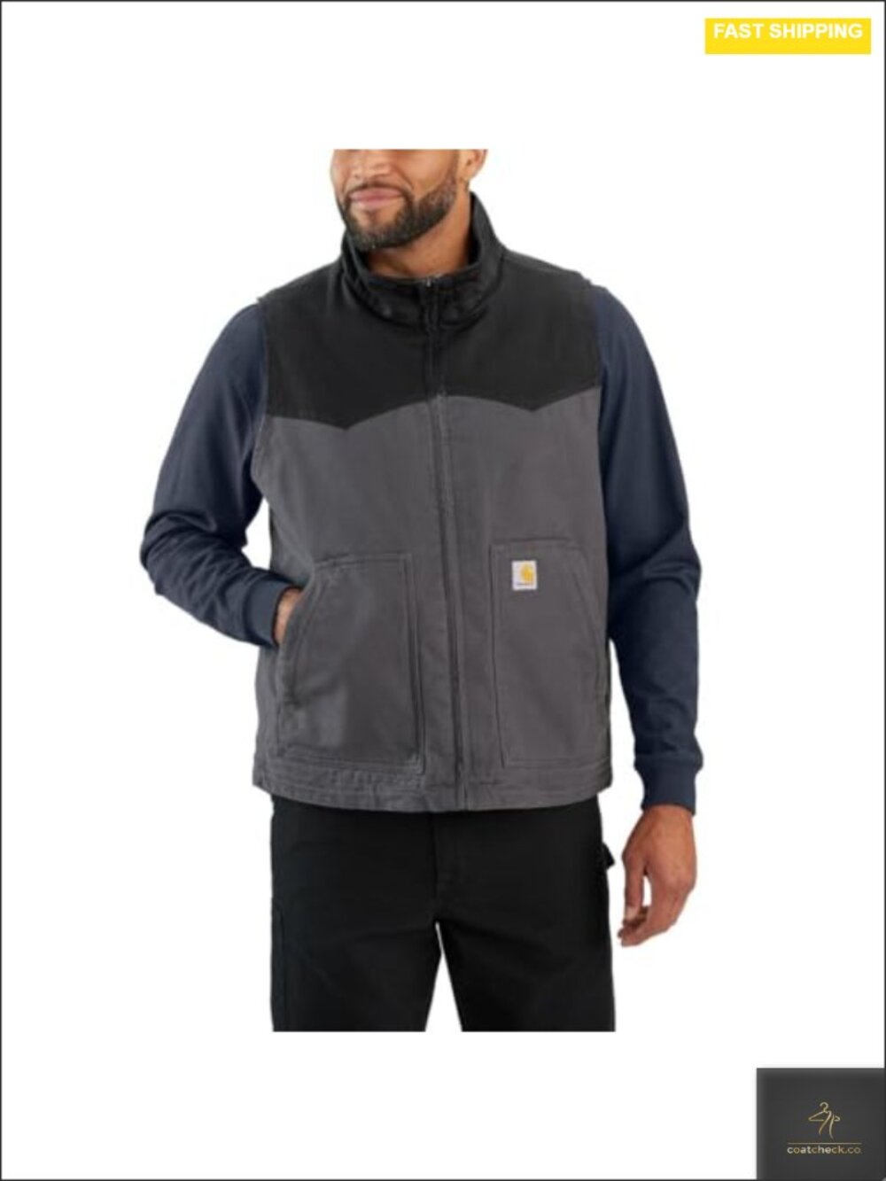 Carhartt Men's Montana Rugged Flex Duck Relaxed Fit Insulated Work Vest